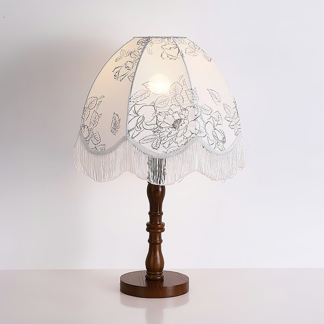 Printed Tassel Table Lamp - Vakkerlight