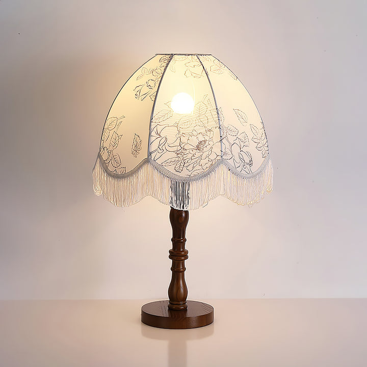 Printed Tassel Table Lamp - Vakkerlight