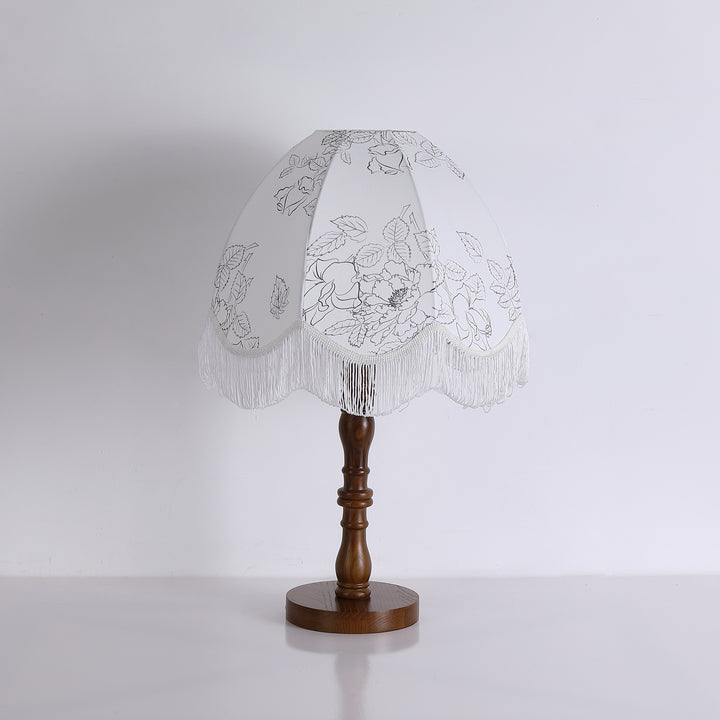 Printed Tassel Table Lamp - Vakkerlight