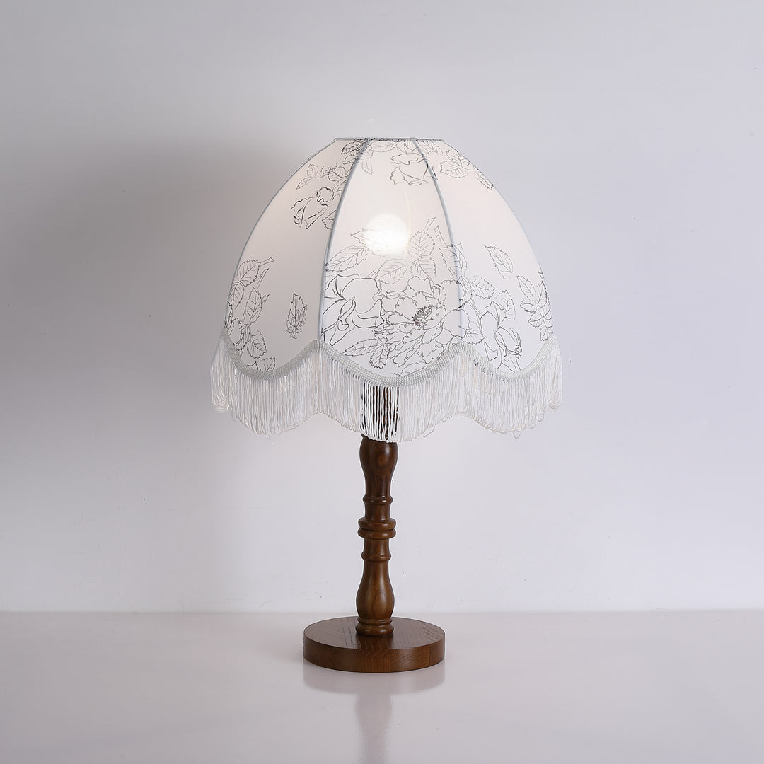 Printed Tassel Table Lamp - Vakkerlight