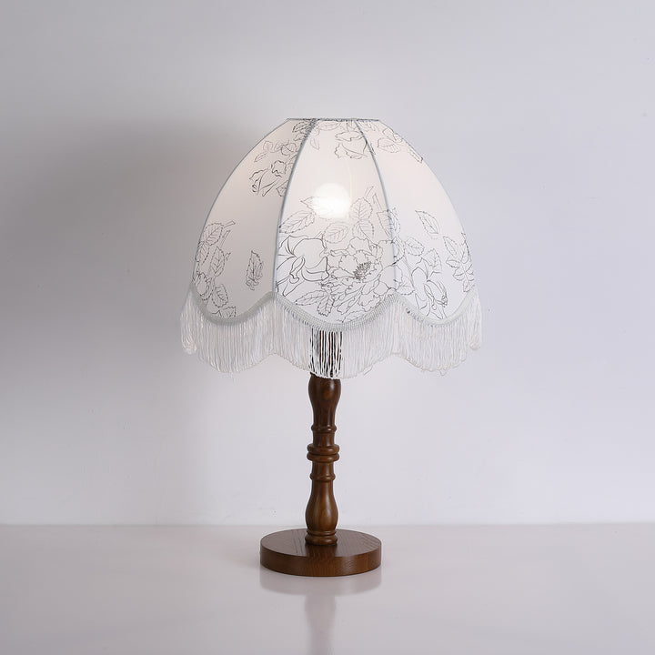 Printed Tassel Table Lamp - Vakkerlight