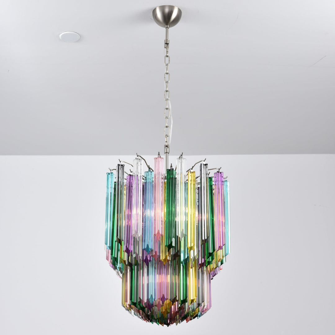 Prismatic Murano Colorful Chandelier - Vakkerlight