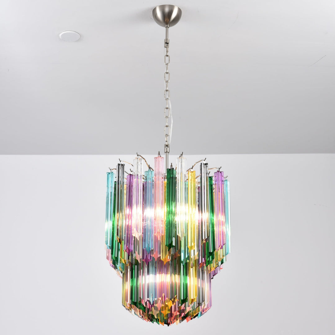 Prismatic Murano Colorful Chandelier - Vakkerlight