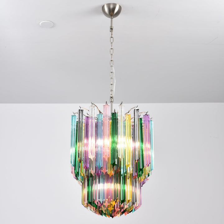 Prismatic Murano Colorful Chandelier - Vakkerlight