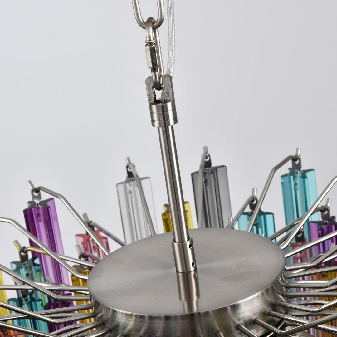 Prismatic Murano Colorful Chandelier - Vakkerlight