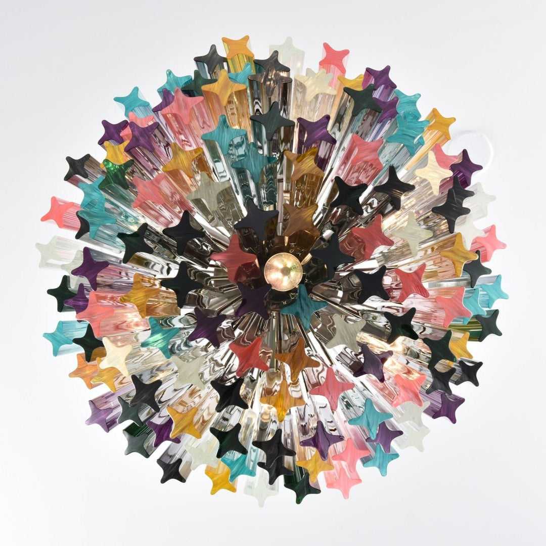 Prismatic Murano Colorful Chandelier - Vakkerlight