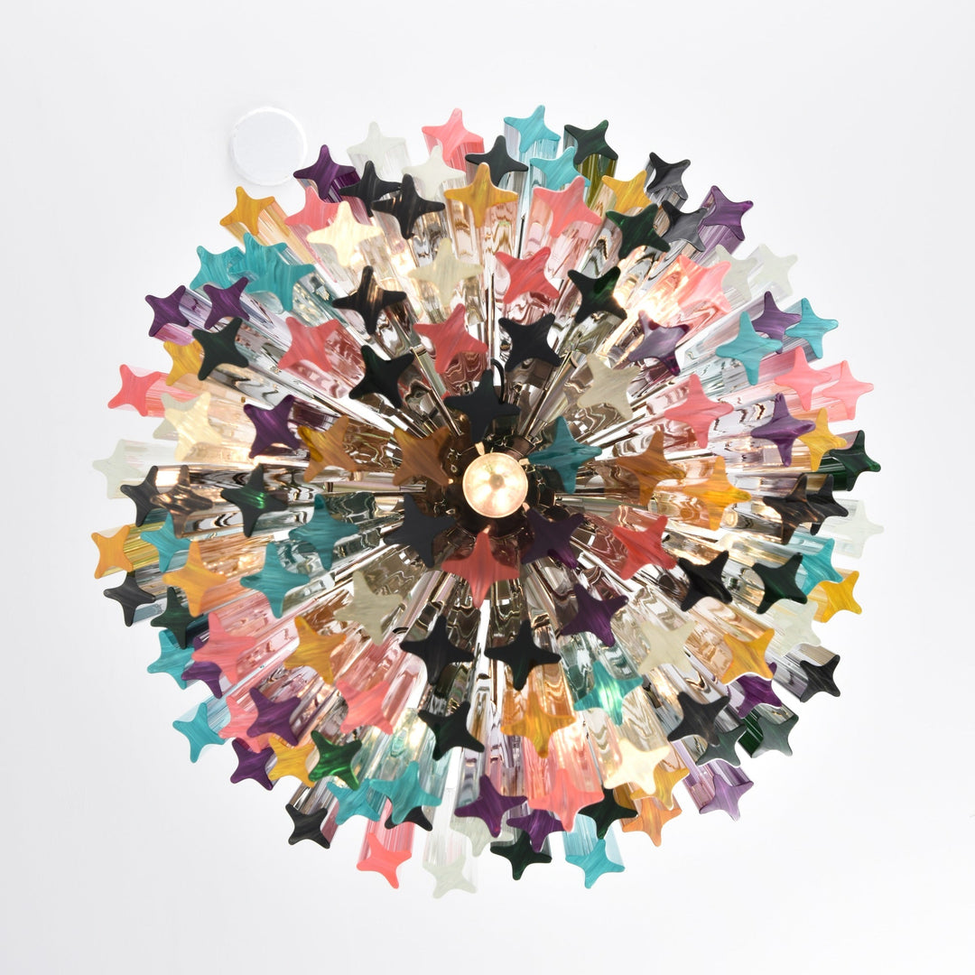 Prismatic Murano Colorful Chandelier - Vakkerlight