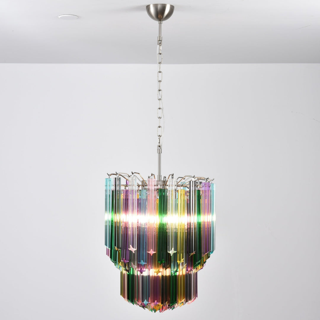Prismatic Murano Colorful Chandelier - Vakkerlight
