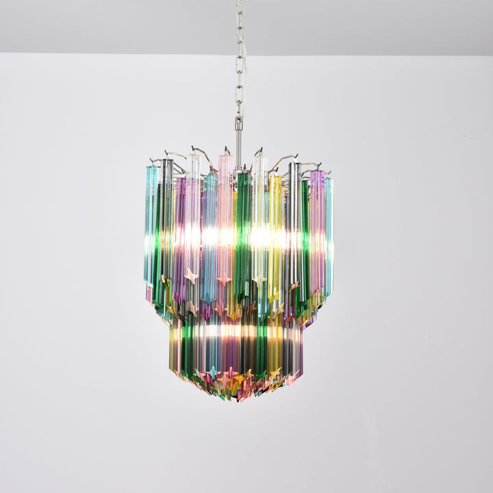 Prismatic Murano Colorful Chandelier - Vakkerlight