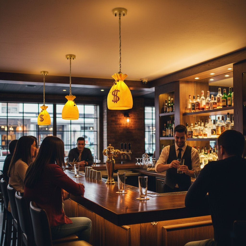Prosperity Pouch Resin Pendant Lamp - Vakkerlight