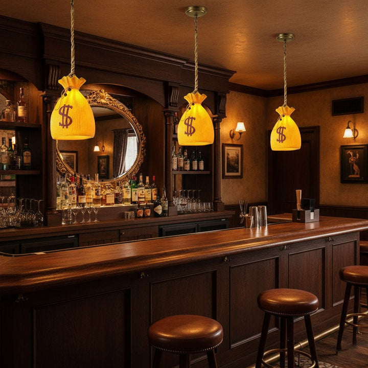 Prosperity Pouch Resin Pendant Lamp - Vakkerlight