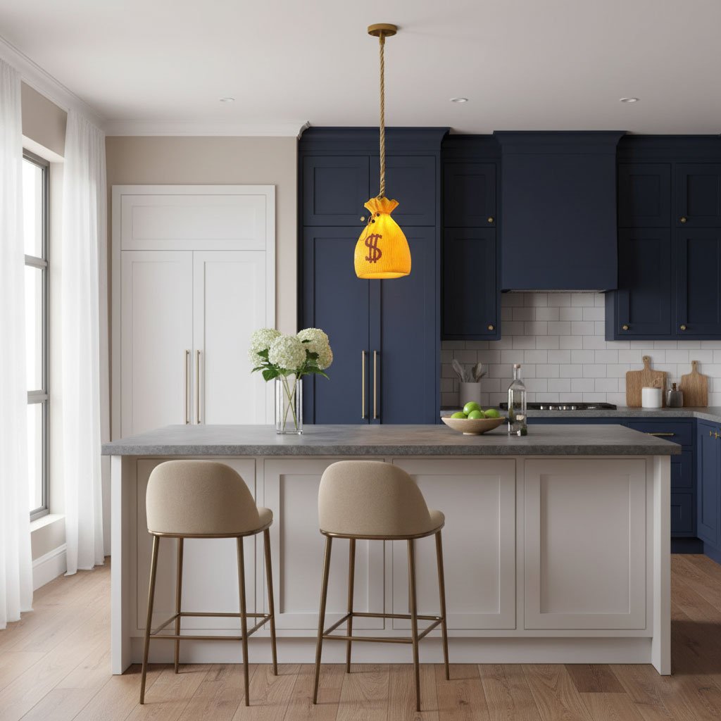 Prosperity Pouch Resin Pendant Lamp - Vakkerlight