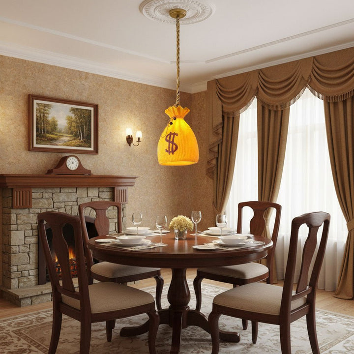 Prosperity Pouch Resin Pendant Lamp - Vakkerlight