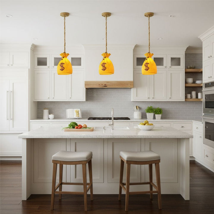 Prosperity Pouch Resin Pendant Lamp - Vakkerlight