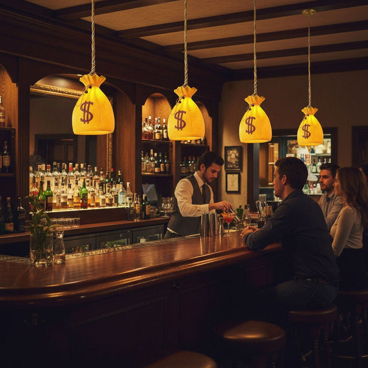 Prosperity Pouch Resin Pendant Lamp - Vakkerlight