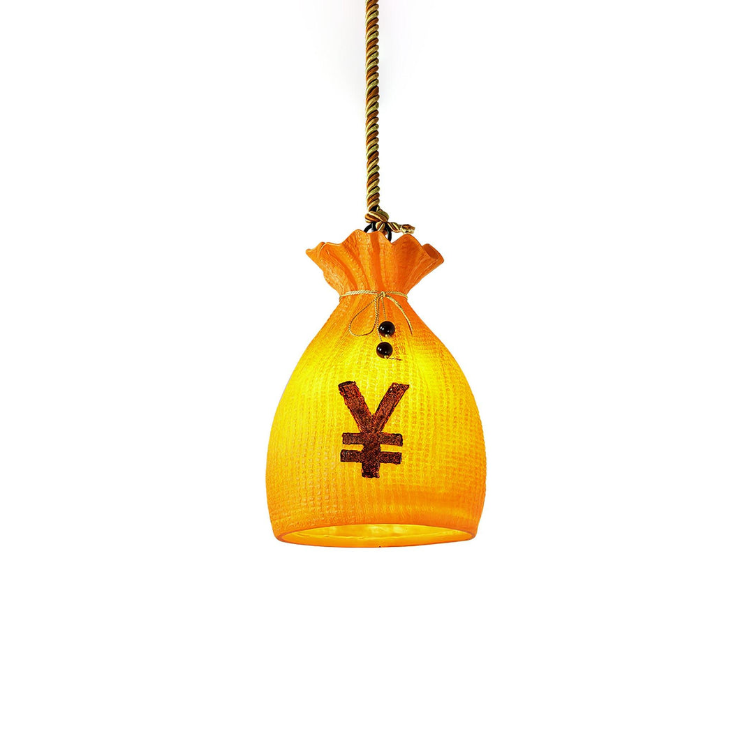 Prosperity Pouch Resin Pendant Lamp - Vakkerlight