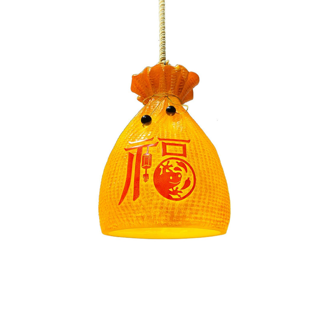 Prosperity Pouch Resin Pendant Lamp - Vakkerlight