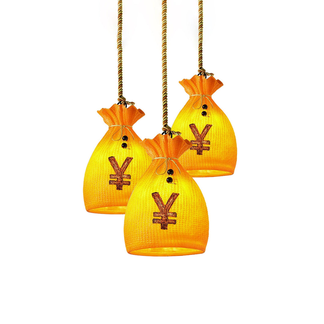 Prosperity Pouch Resin Pendant Lamp - Vakkerlight