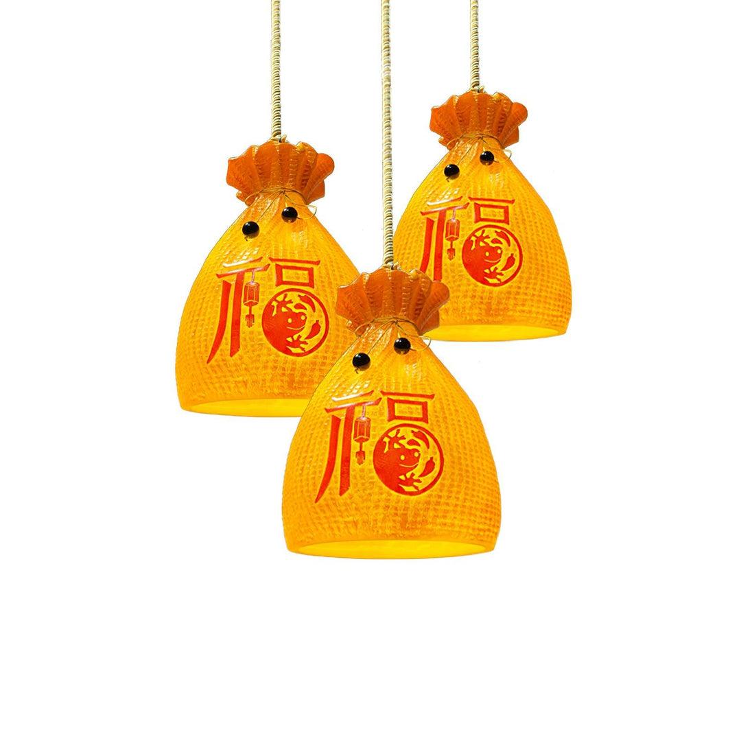 Prosperity Pouch Resin Pendant Lamp - Vakkerlight