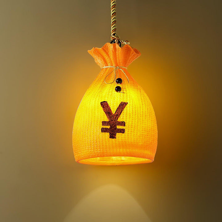 Prosperity Pouch Resin Pendant Lamp - Vakkerlight