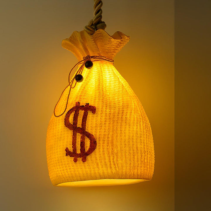 Prosperity Pouch Resin Pendant Lamp - Vakkerlight