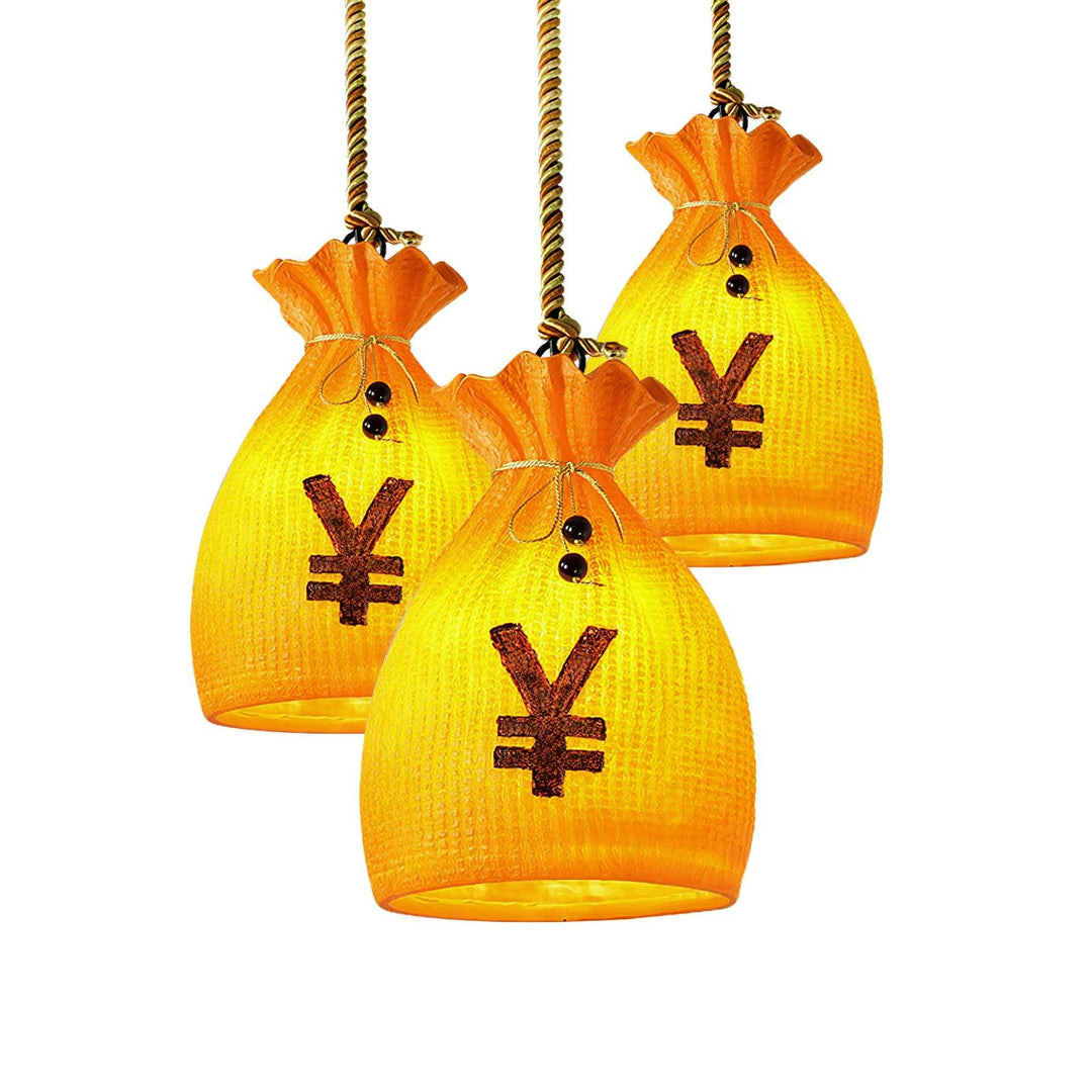 Prosperity Pouch Resin Pendant Lamp - Vakkerlight