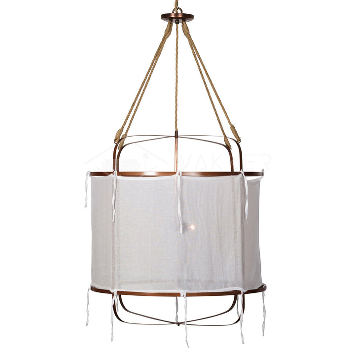 Provence linnen hanglamp