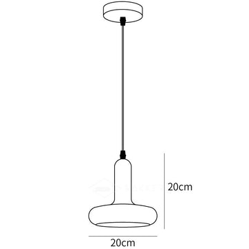 Puck Pendant Light — Dimension drawings 1