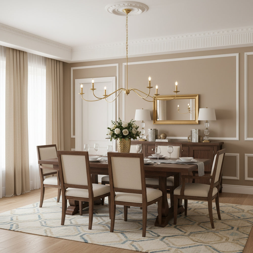 Crescent Wrought Chandelier – detail 5