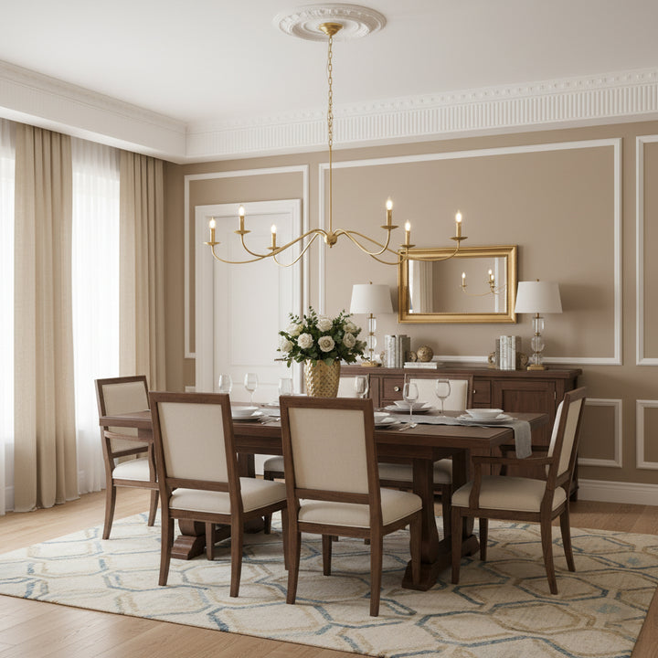 Crescent Wrought Chandelier – detail 5