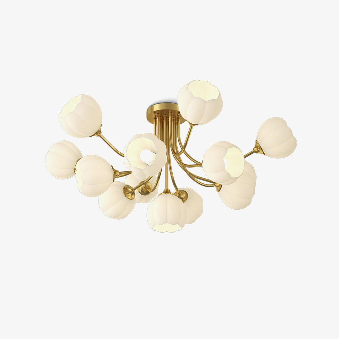 Pumpkin Brass Ceiling Lamp - Vakkerlight