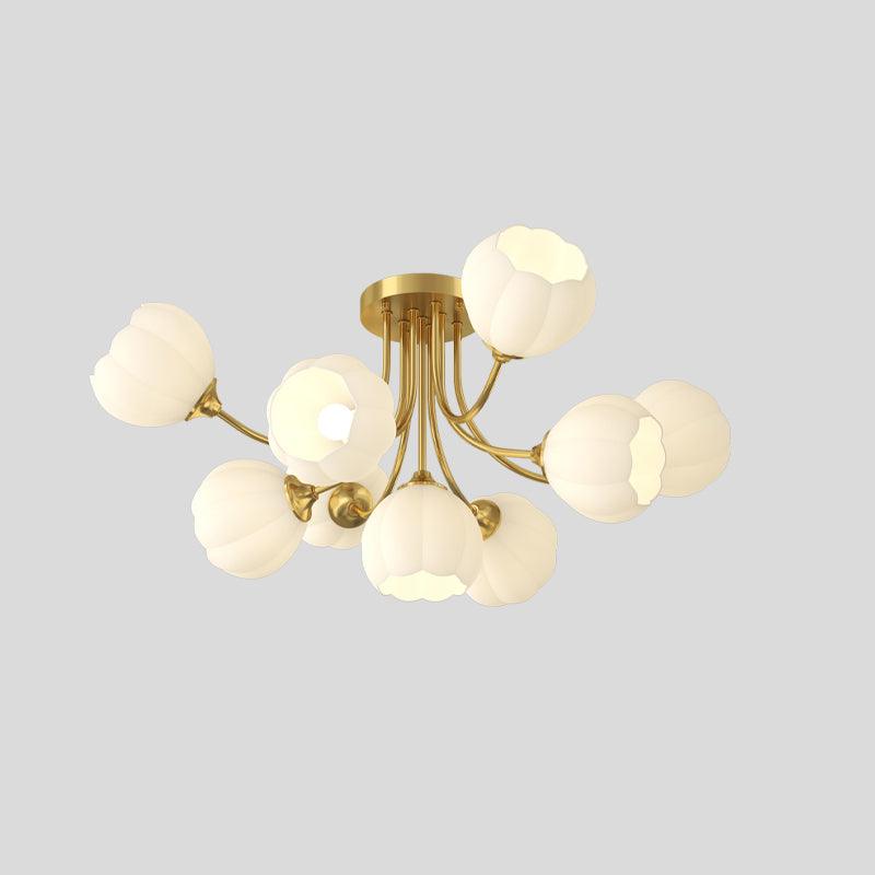 Pumpkin Brass Ceiling Lamp - Vakkerlight