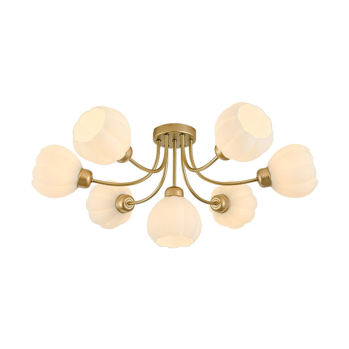 Pumpkin Brass Ceiling Lamp - Vakkerlight