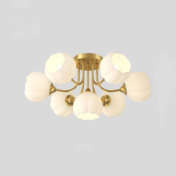 Pumpkin Brass Ceiling Lamp - Vakkerlight