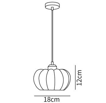 Suspension Pumpkin — Dimension drawings 1