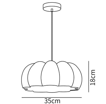 Suspension Pumpkin — Dimension drawings 2