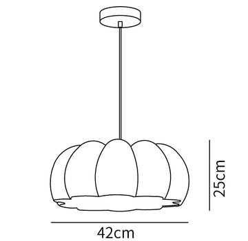 Suspension Pumpkin — Dimension drawings 3