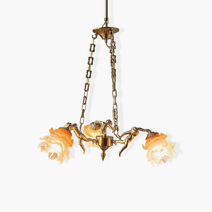 Putti Statuettes Brass Suspension - Vakkerlight