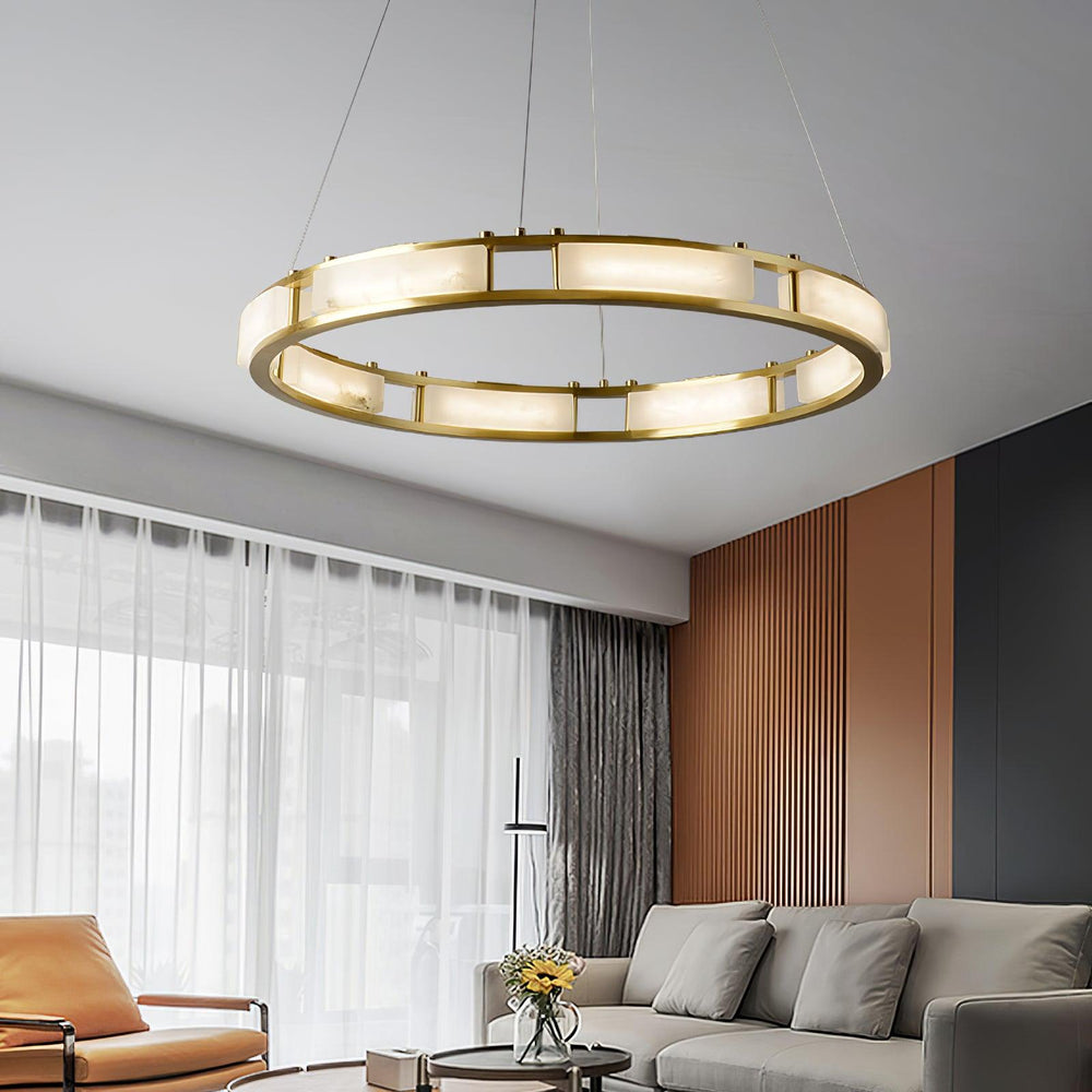 Qatar Alabaster Chandelier - Vakkerlight