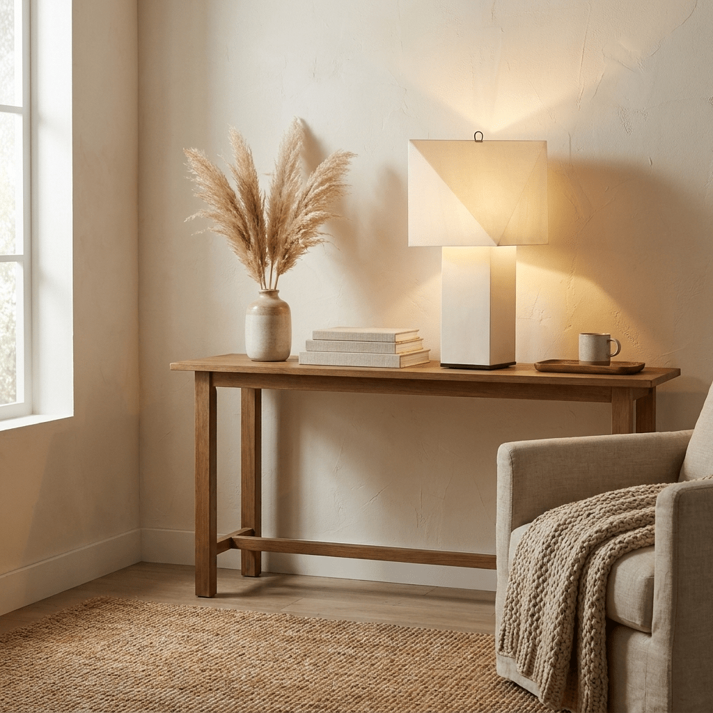 Quadrella Paper Shade Table Lamp - Vakkerlight