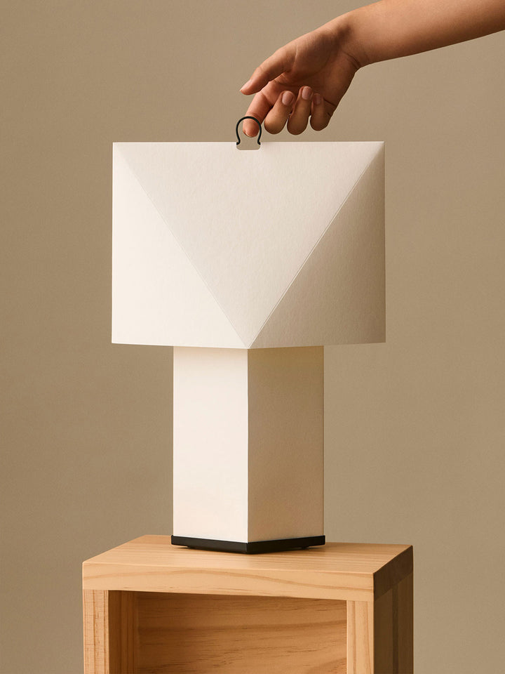 Quadrella Paper Shade Table Lamp - Vakkerlight
