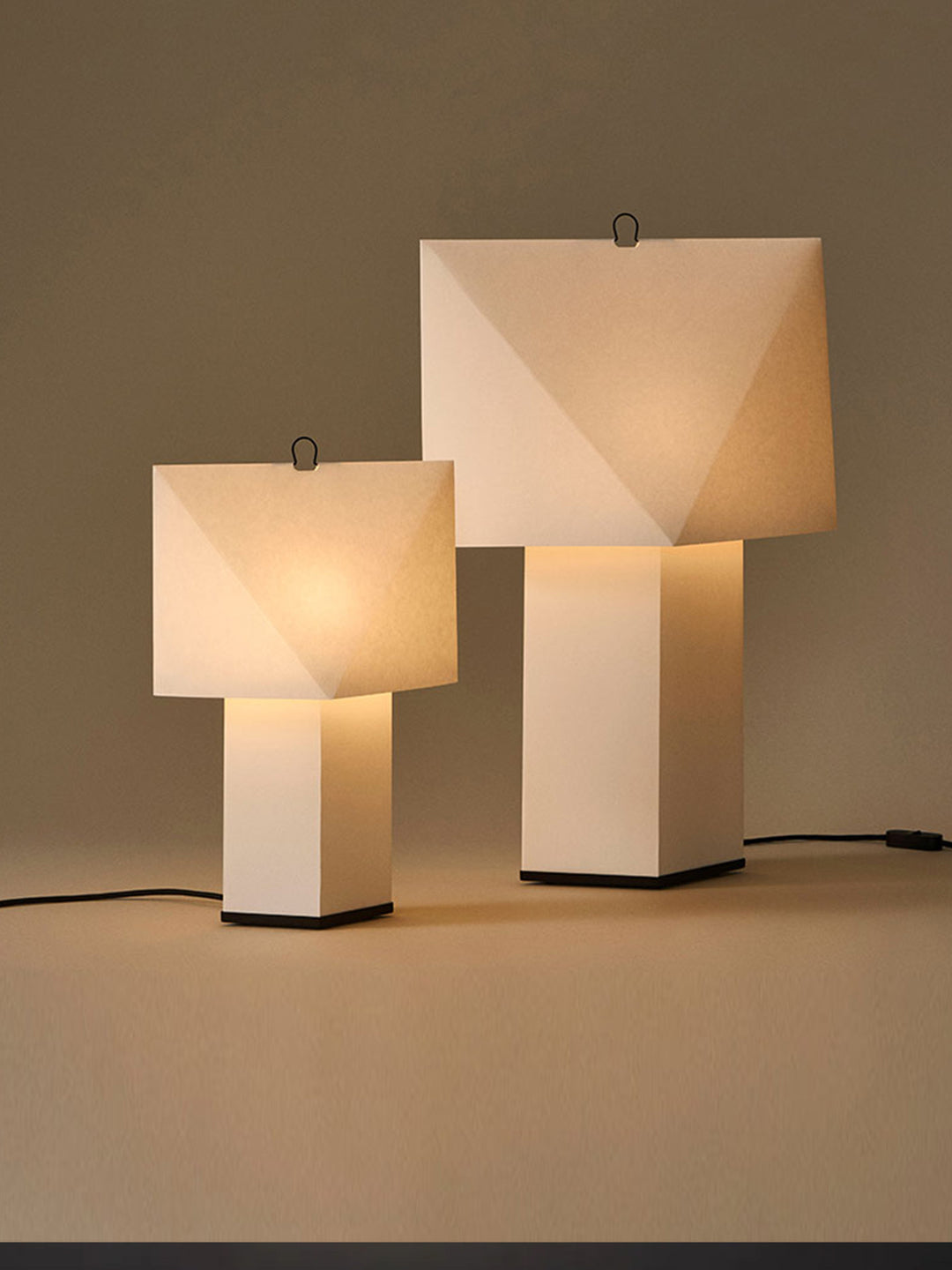Quadrella Paper Shade Table Lamp - Vakkerlight
