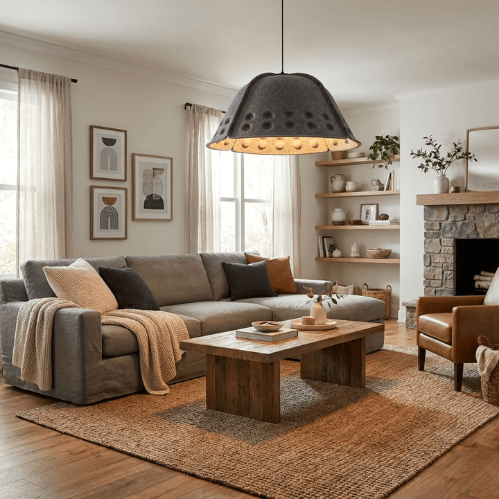 Quell Acoustic Dome Pendant Light - Vakkerlight