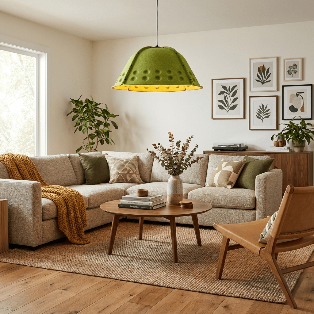 Quell Acoustic Dome Pendant Light - Vakkerlight