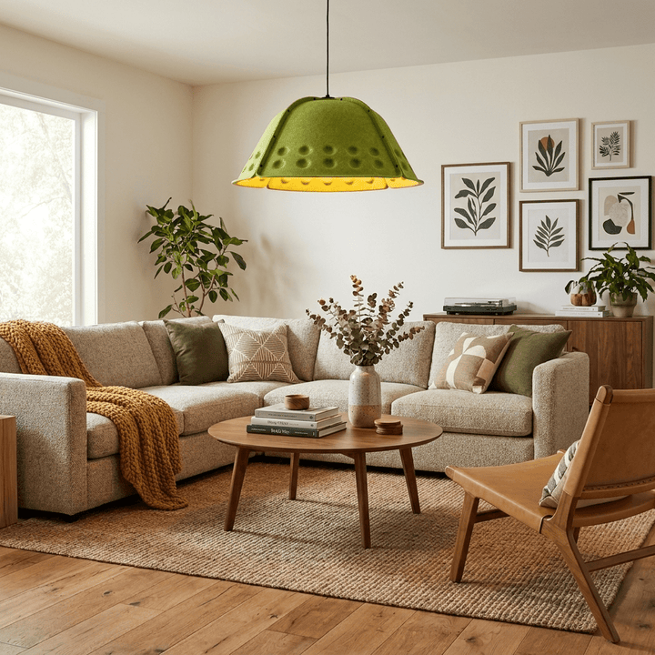 Quell Acoustic Dome Pendant Light - Vakkerlight