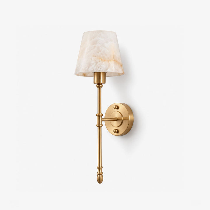 Quill Alabaster-Wandleuchte