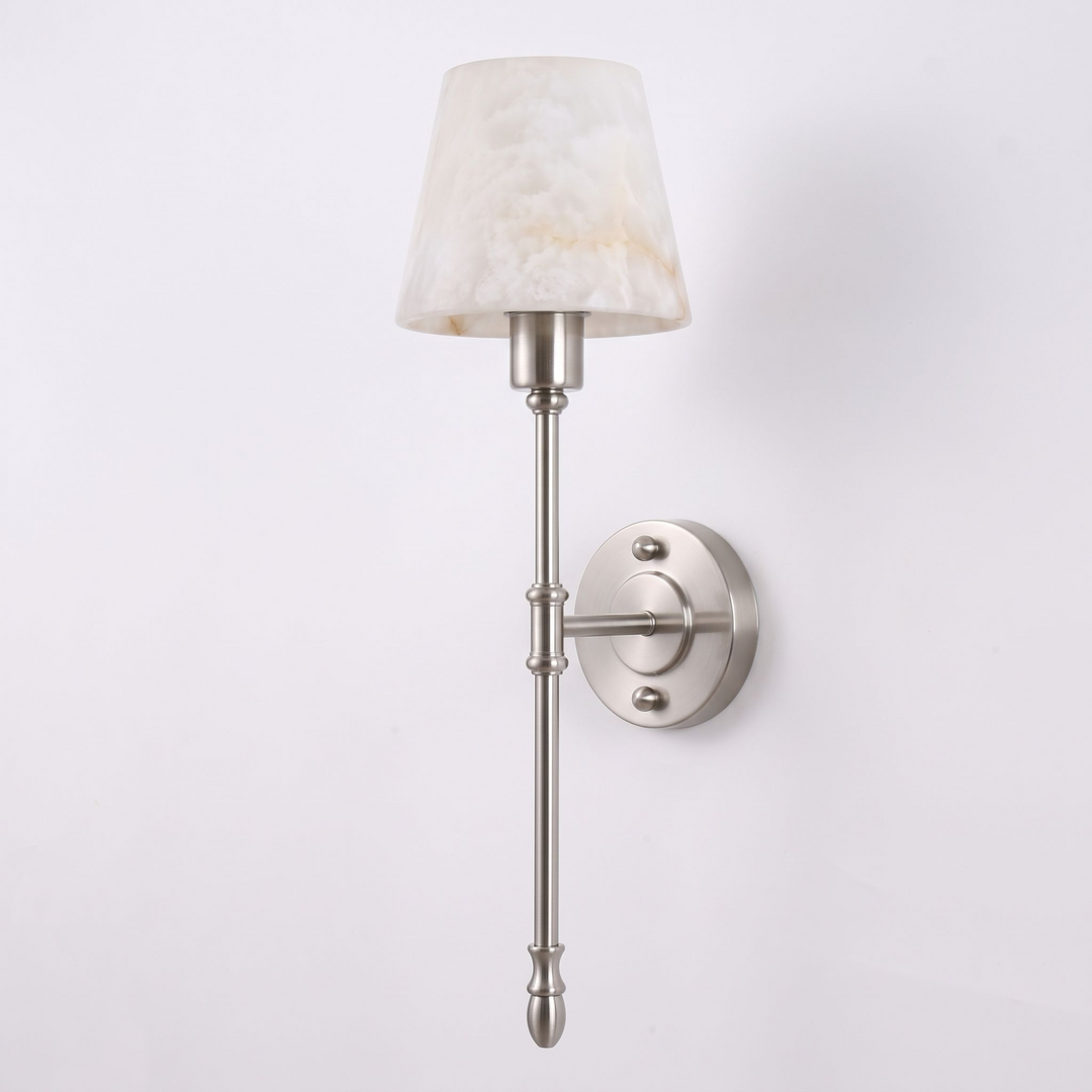 Quill Alabaster-Wandleuchte