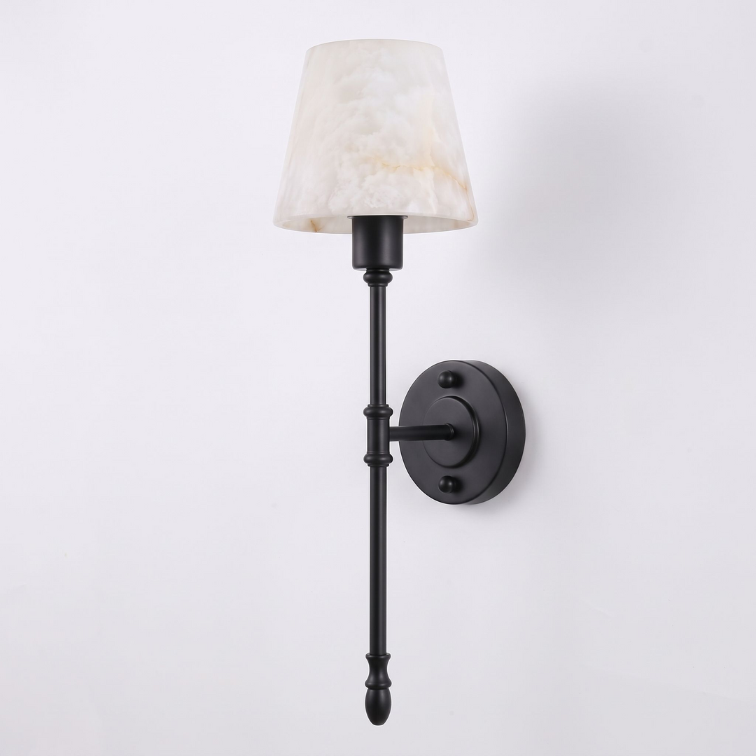 Quill Alabaster-Wandleuchte