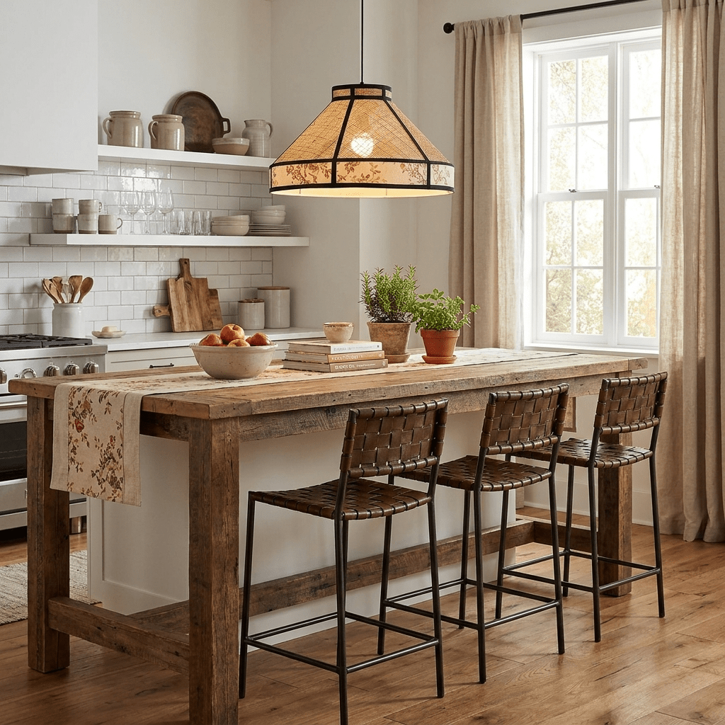 Raffia Floral Pendant Lamp - Vakkerlight