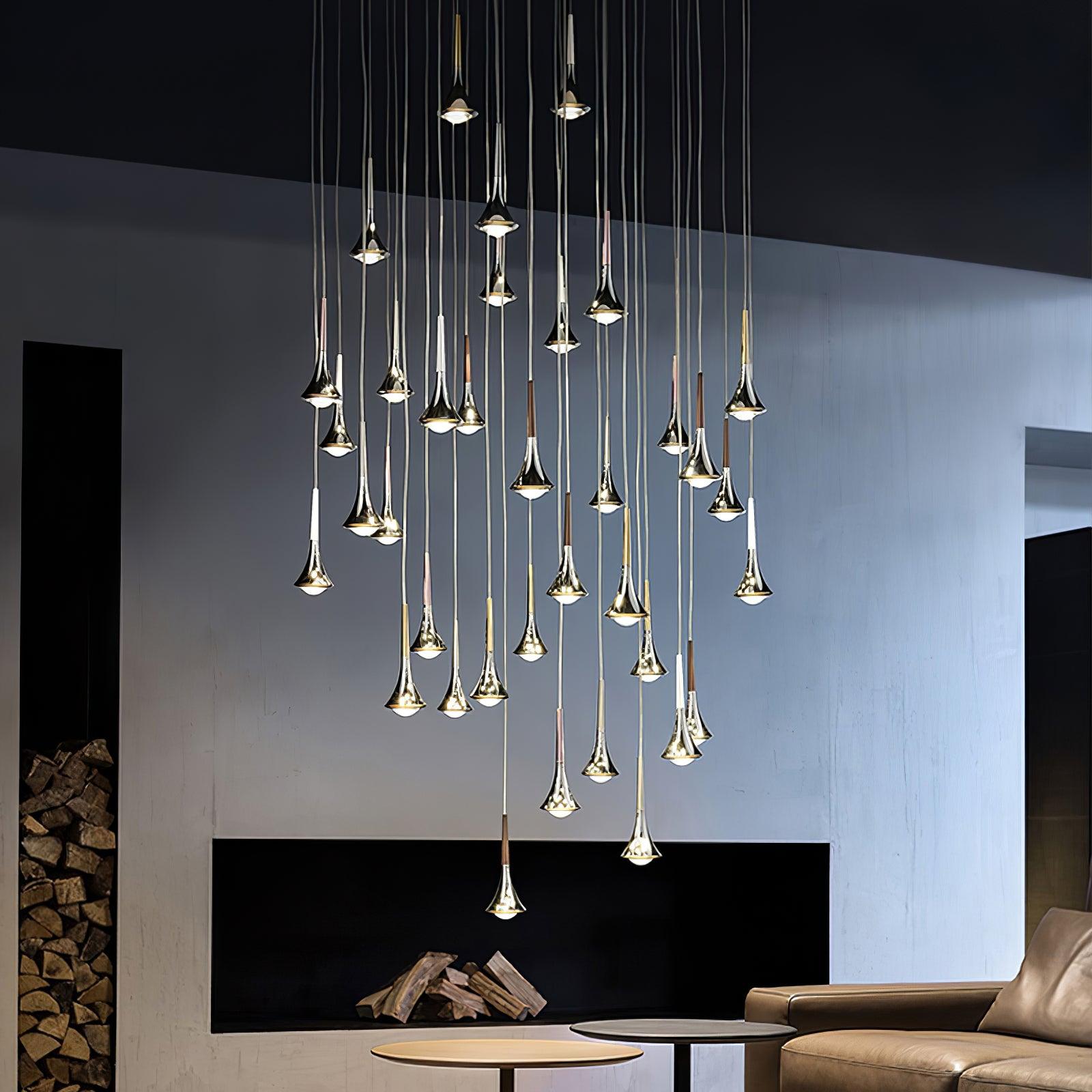 Light Rauin Rain Multi Pendant Light – Vakkerlight
